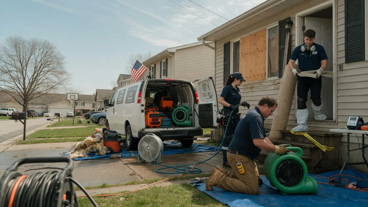 Water Damage Restoration in Saint Libory, IL near me
